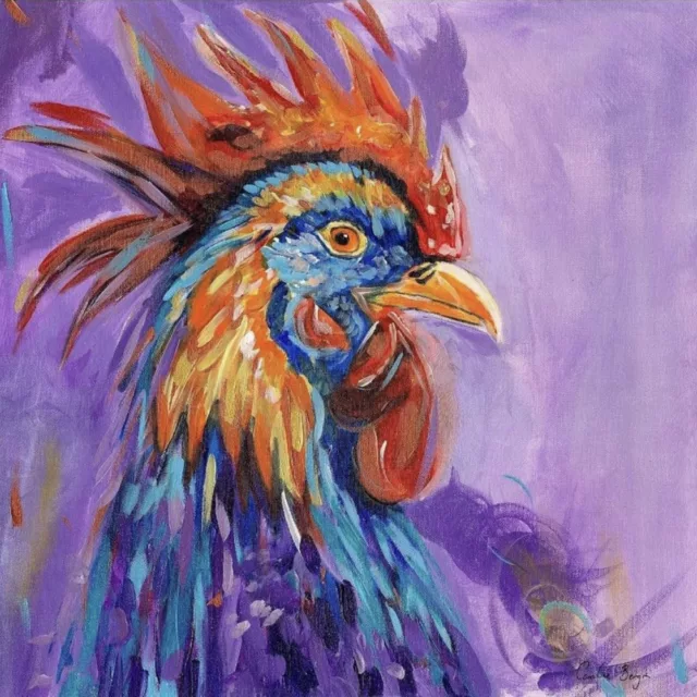 FIERY RED HEAD - Original Painting