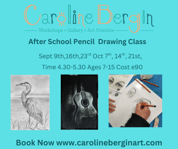 Afterschool Drawing 6 week class ages 8-16 Sept/Oct