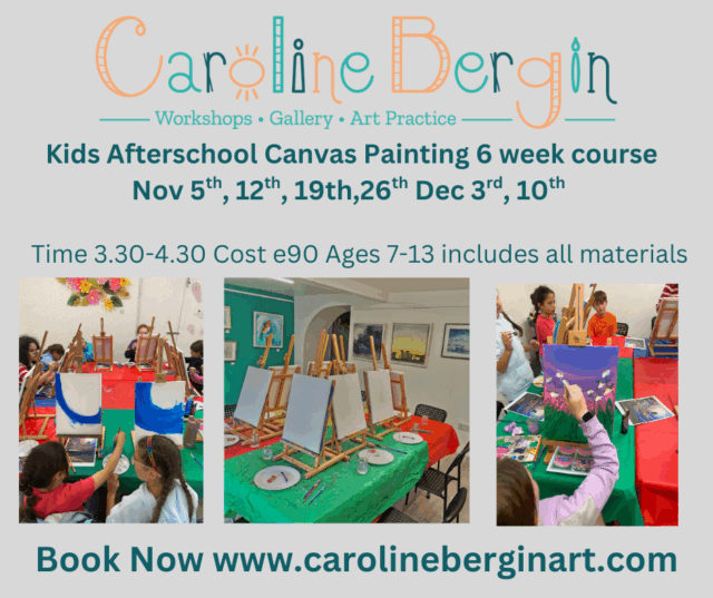 Afterschool Canvas Painting Ages 7-13 Nov/Dec 6 weeks