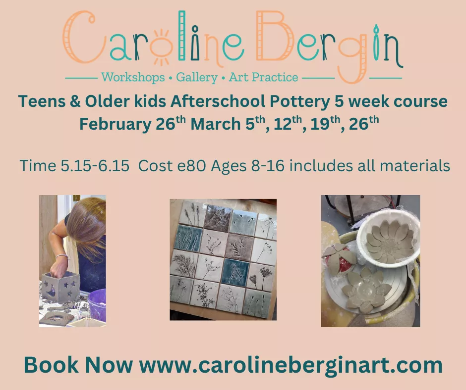 Teen & Older kid Afterschool Pottery 5 week class Feb 2026