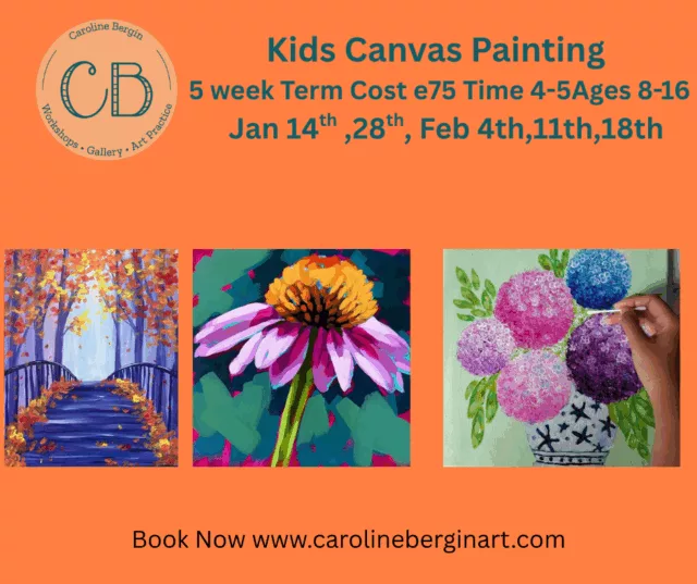 Afterschool Canvas Painting Ages 7-13 Jan 2026 5 weeks