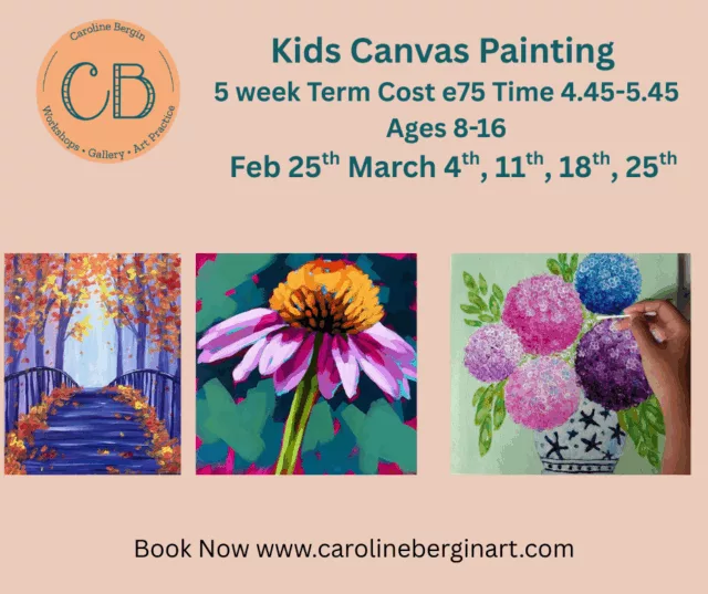 Afterschool Canvas Painting Ages 7-13 Feb 5 weeks