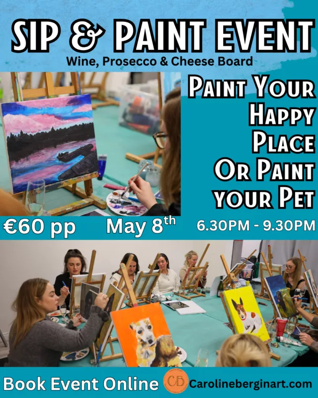 Siemaile ja maalaa onnellinen paikkasi tai lemmikkisi 8. toukokuuta klo 6.30-9.30