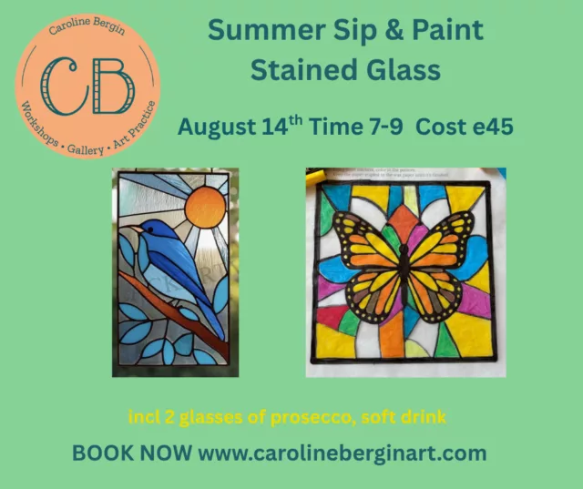 Sip & Paint a Stained Glass Picture August 14th
